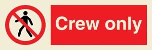 Crew only + symbol