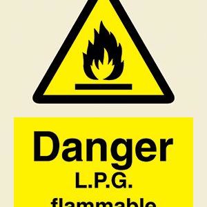 Danger L.P.G. flammable