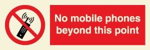 No mobile phones beyond this point