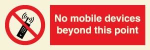 No mobile devices beyond this point