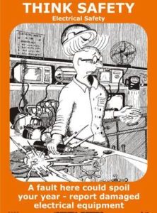 Poster, Electrical safety