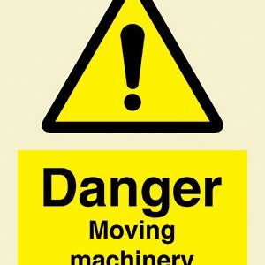 Danger Moving machinery