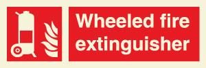 Wheeled fire extinguisher