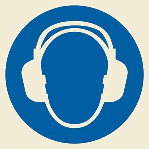 Ear defender symbol