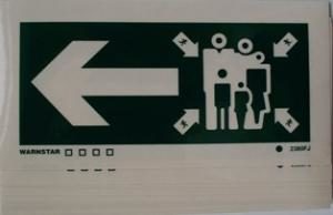 LLL sign assembly station sign+ arrow left