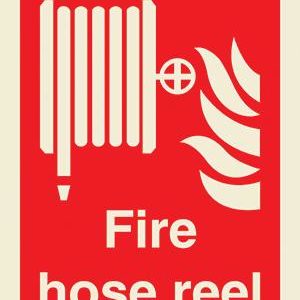 Fire hose reel + symbol