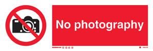 No photography
