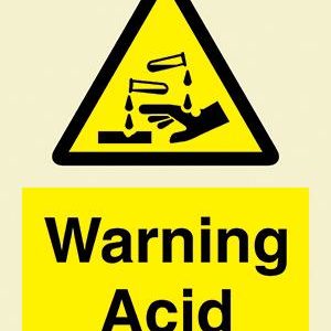 Warning Acid