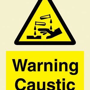 Warning Caustic