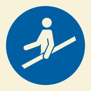 Use handrail symbol