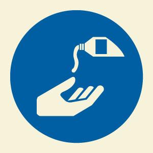 Barrier cream symbol