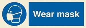 Wear mask + symbol