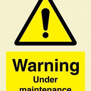 Warning Under maintenance