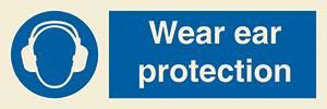Wear ear protection + symbol