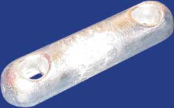 4.0KG GROSS ZINC BOLT-ON HULL ANODE