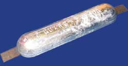 14.0KG GROSS ZINC WELD-ON HULL ANODE